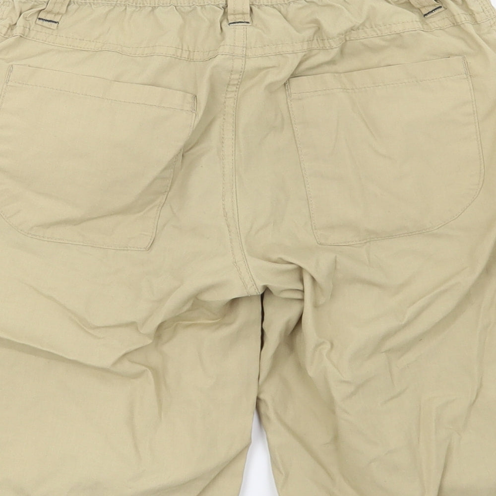 Rebel Boys Beige   Cargo Shorts Size 10-11 Years