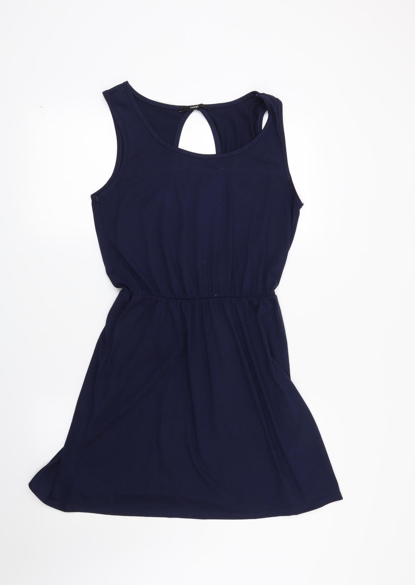 George Womens Blue   T-Shirt Dress  Size 12