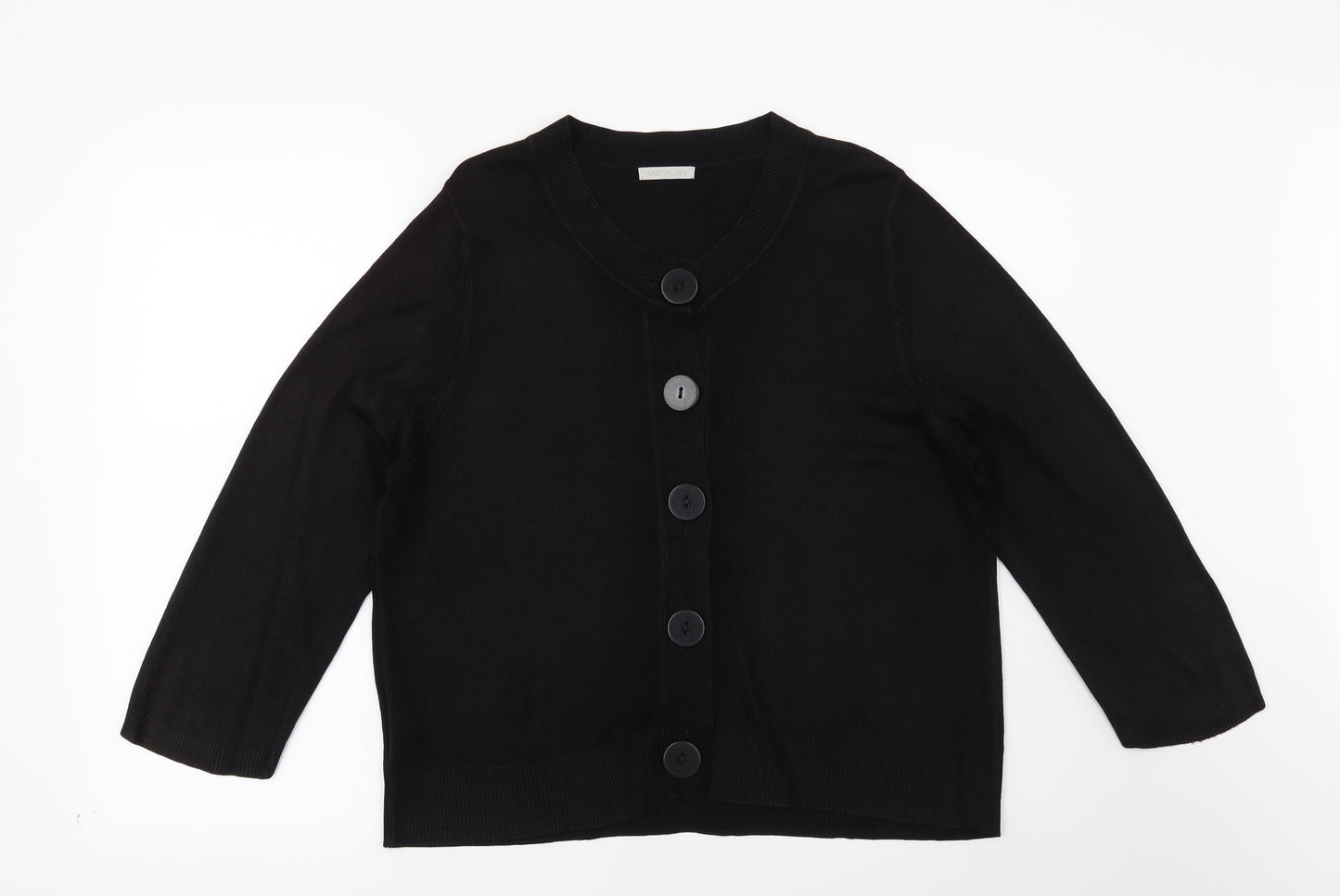 Matalan Womens Black   Cardigan Jumper Size 18