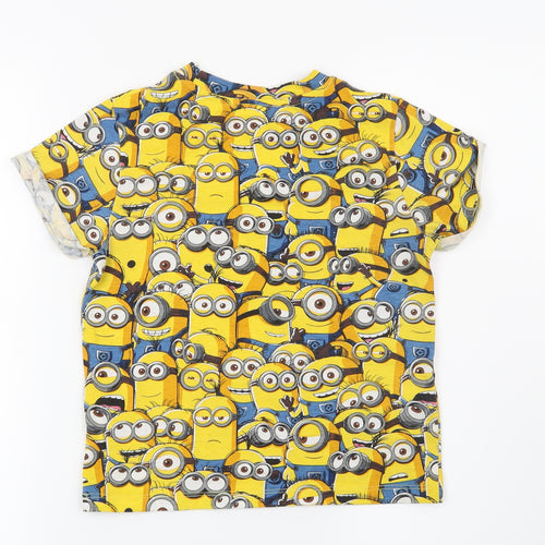 Despicable Me Boys Yellow   Basic T-Shirt Size 7-8 Years  - Despicable Me Minion