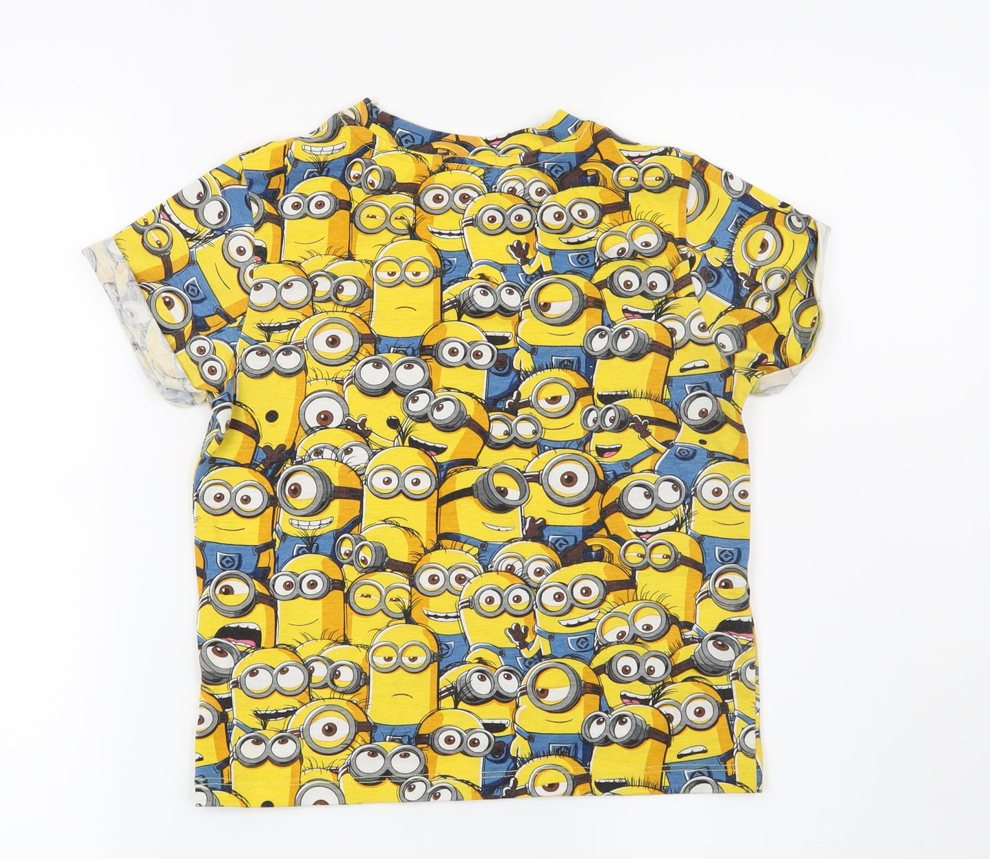 Despicable Me Boys Yellow   Basic T-Shirt Size 7-8 Years  - Despicable Me Minion