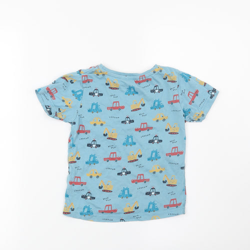George Boys Blue   Basic T-Shirt Size 3-4 Years  - Digger
