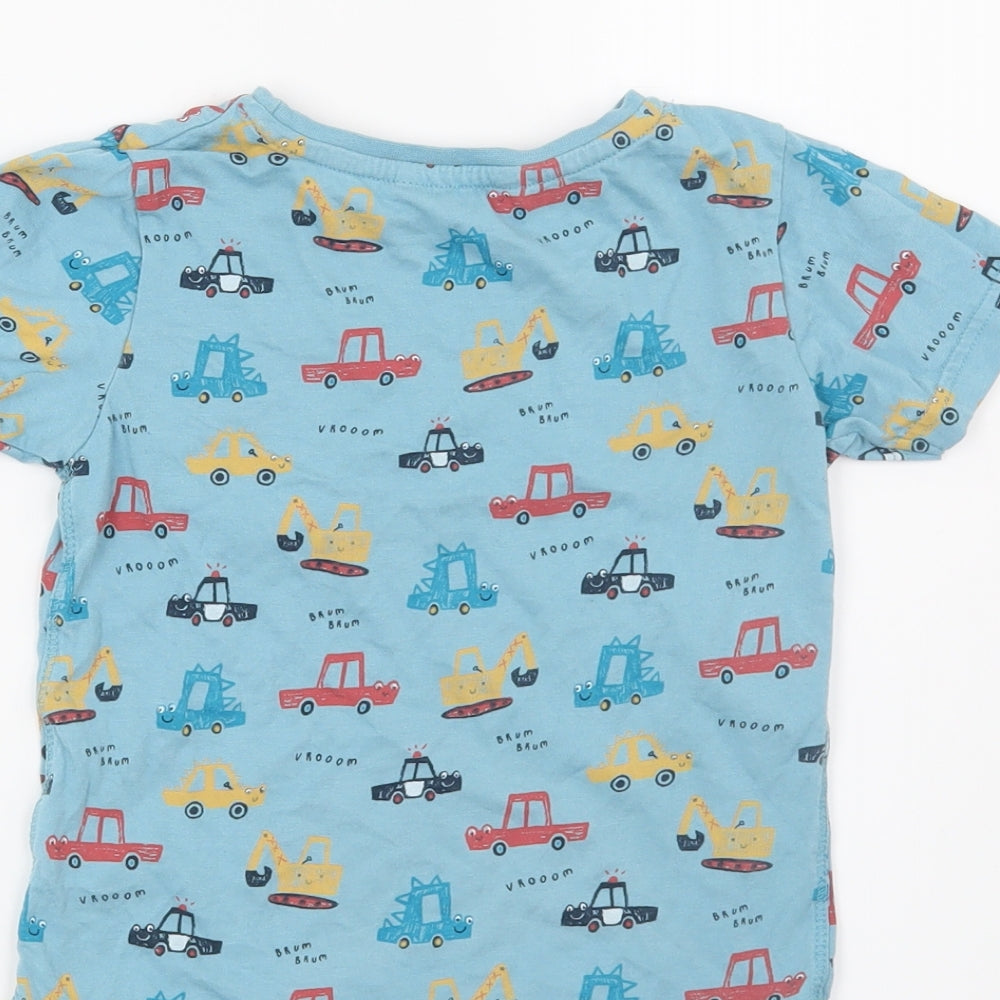 George Boys Blue   Basic T-Shirt Size 3-4 Years  - Digger