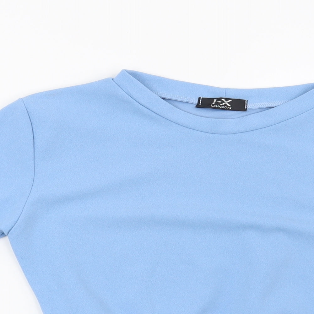 IX London Womens Blue   Basic Blouse Size 10