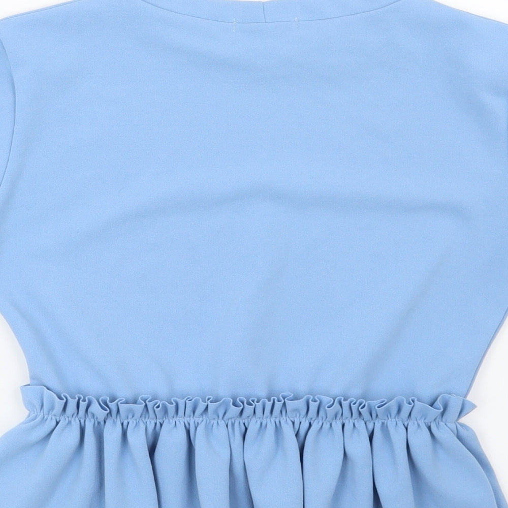 IX London Womens Blue   Basic Blouse Size 10