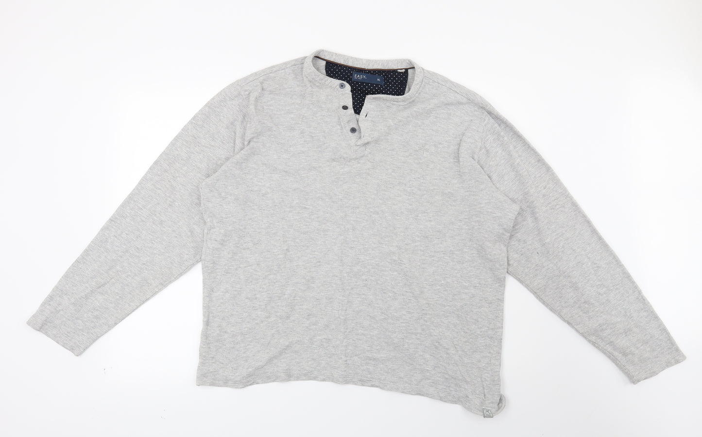 Easy Mens Grey   Pullover Sweatshirt Size XL