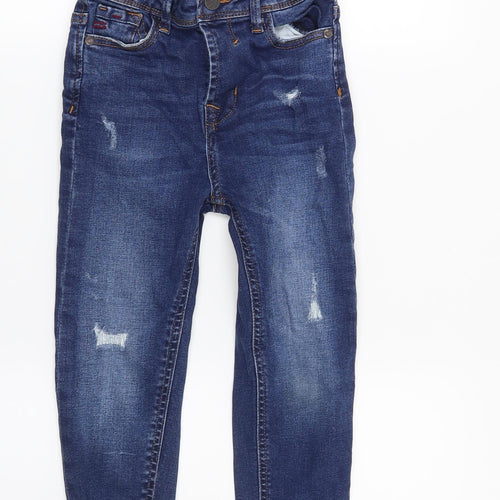 George Boys Blue   Straight Jeans Size 4-5 Years