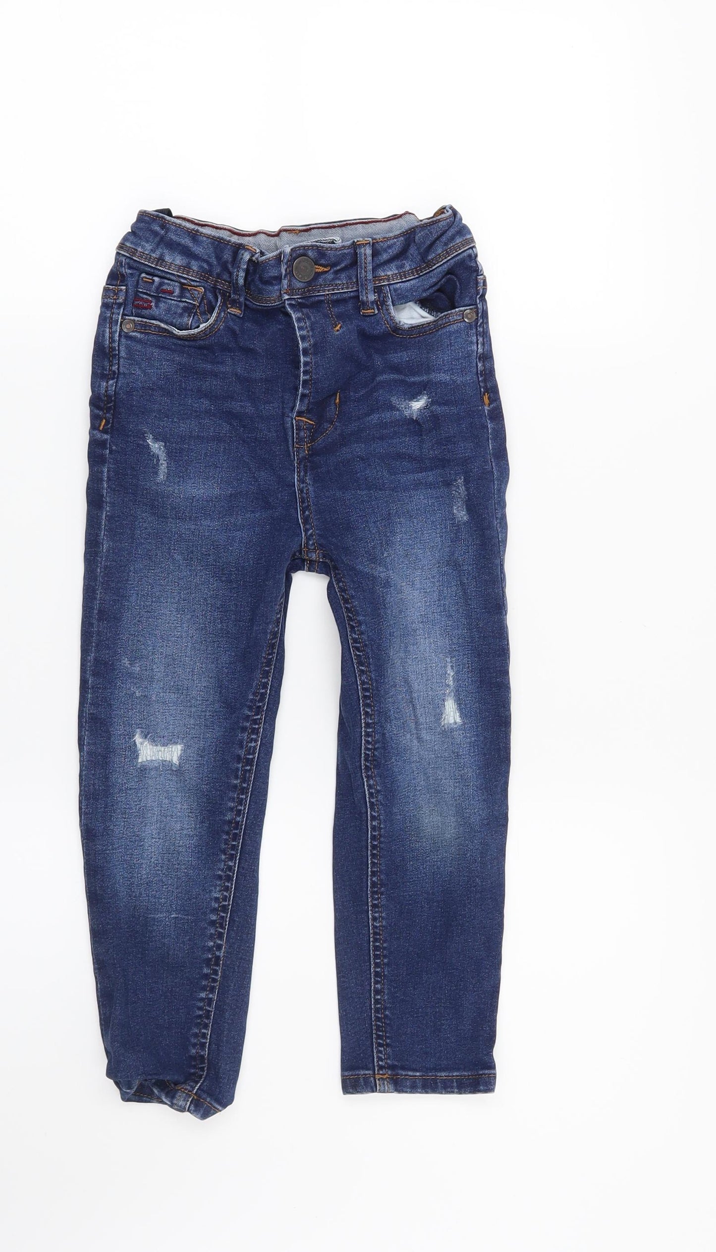 George Boys Blue   Straight Jeans Size 4-5 Years