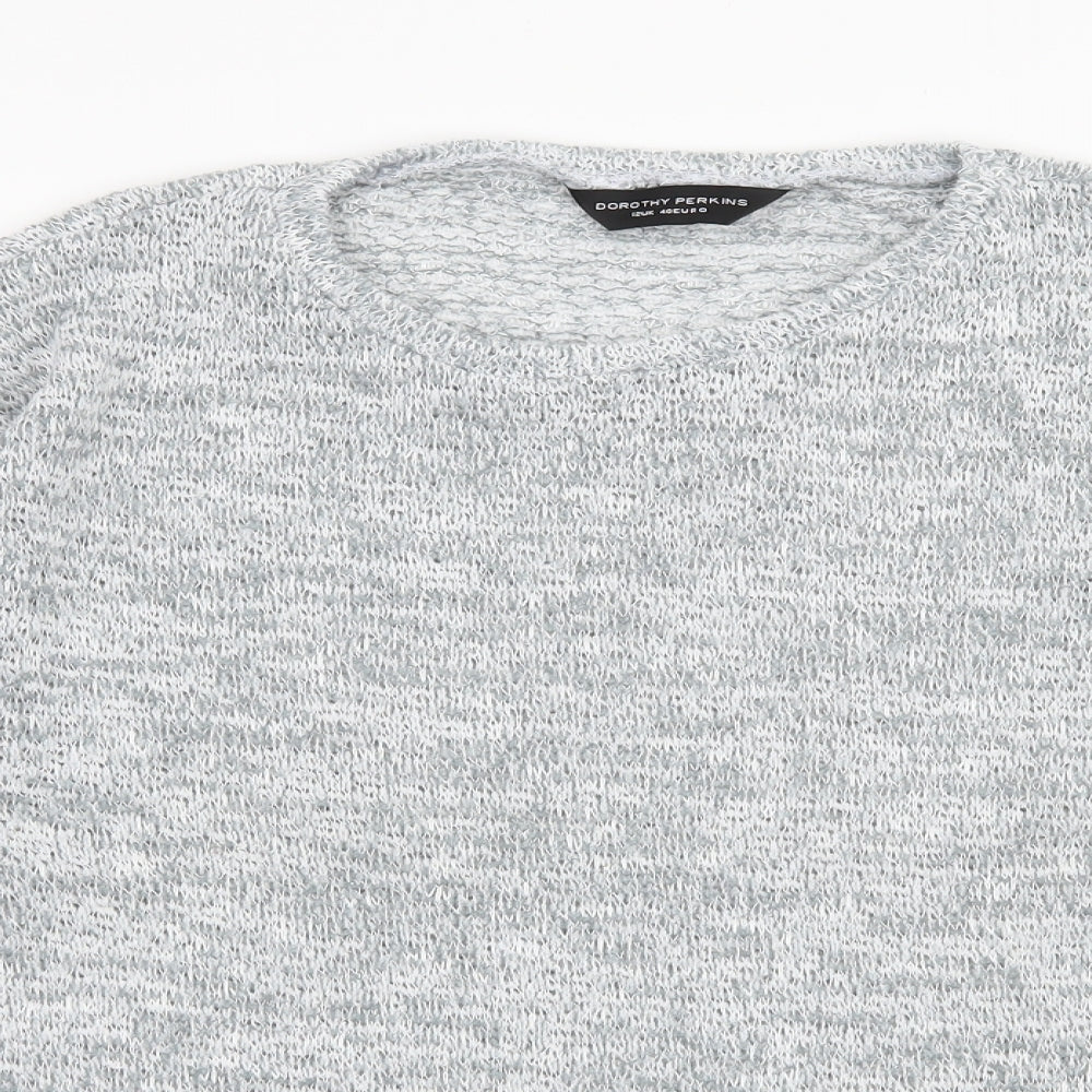 Dorothy Perkins Womens White  Knit  Jumper Size 12