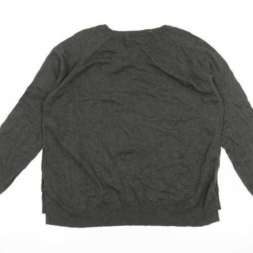 Marks and Spencer Womens Green  Knit Pullover Jumper Size L