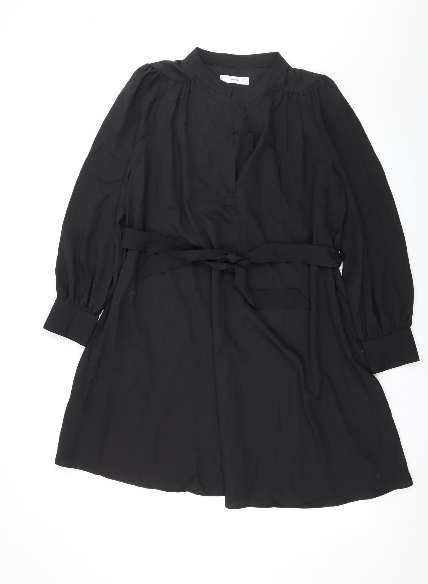 Mango Womens Black   Shirt Dress  Size M