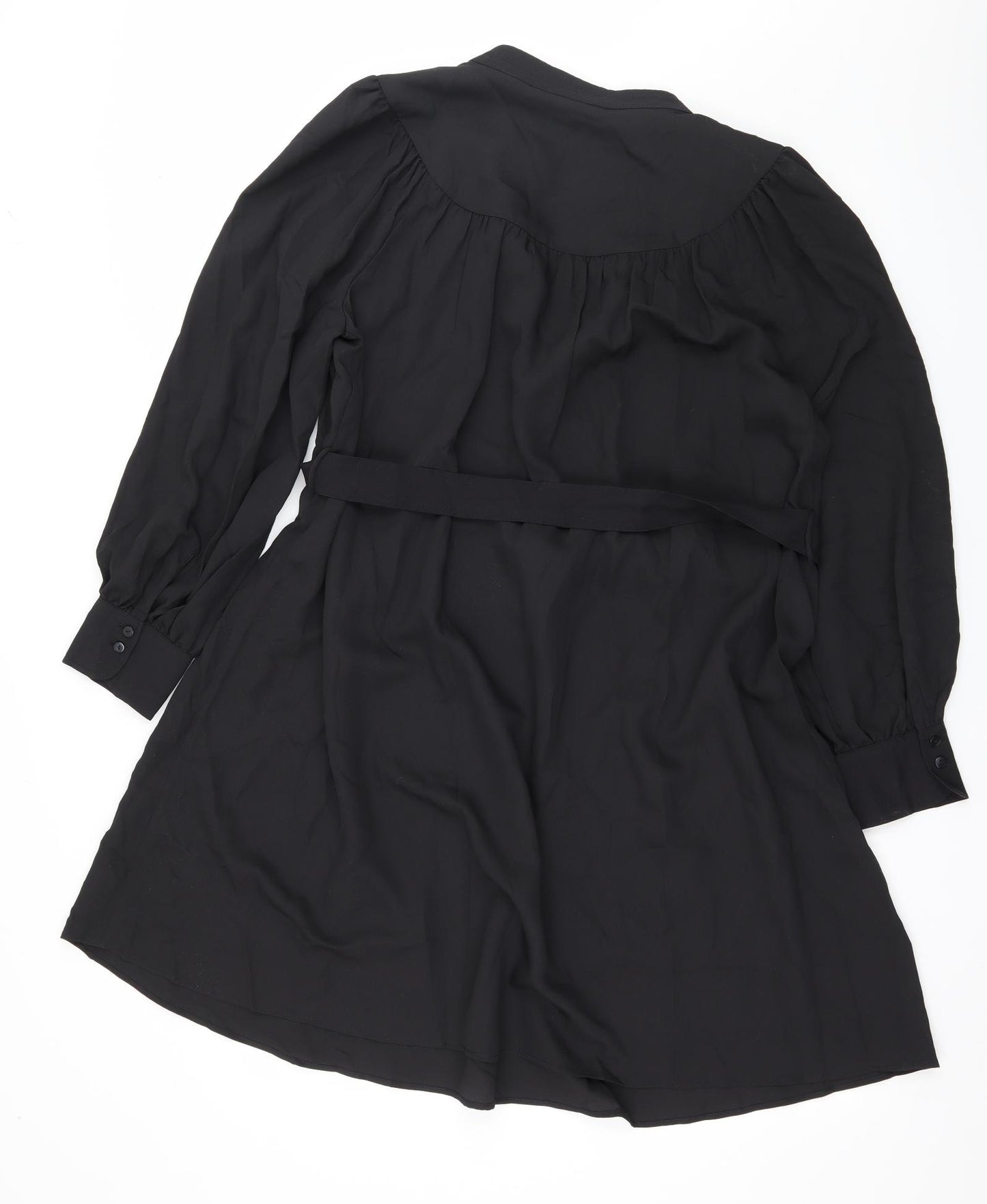 Mango Womens Black   Shirt Dress  Size M