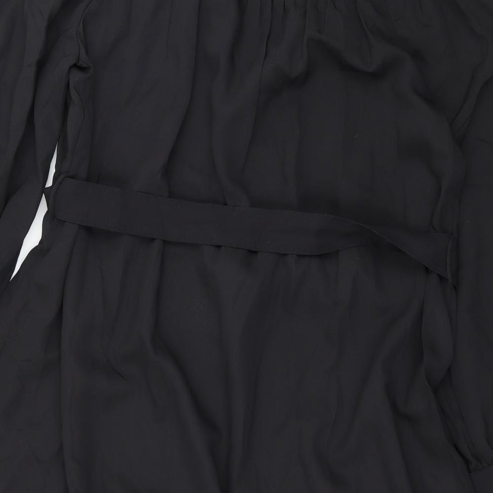 Mango Womens Black   Shirt Dress  Size M