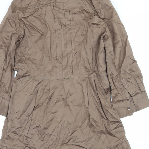 k.a.t Womens Brown   Basic Button-Up Size S