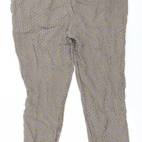 Papaya Womens Blue Geometric  Trousers  Size XL L27 in