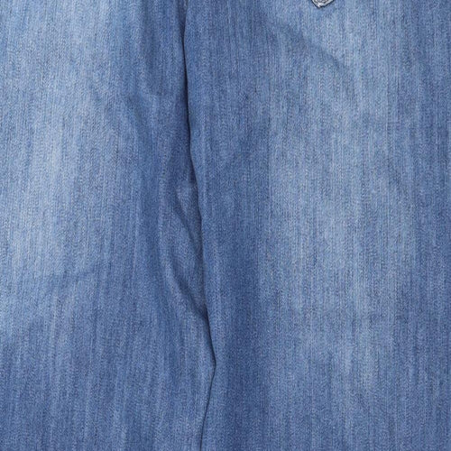 George Womens Blue  Denim Straight Jeans Size 16 L29 in