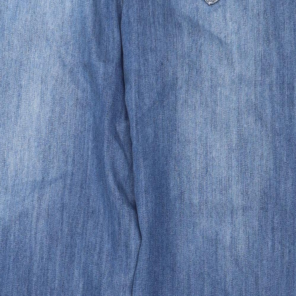George Womens Blue  Denim Straight Jeans Size 16 L29 in