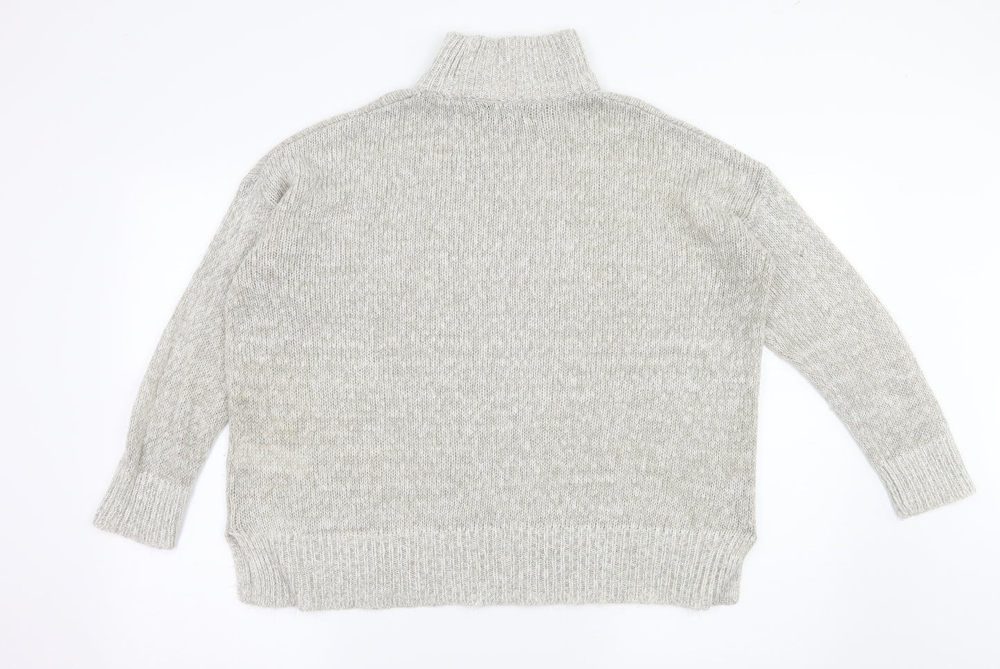 New Look Womens Grey  Knit Pullover Jumper Size L