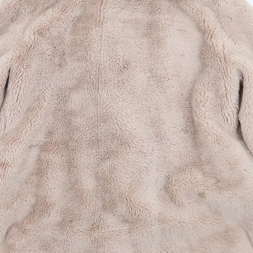 New Look Womens Pink   Overcoat Coat Size 12  - Faux Fur