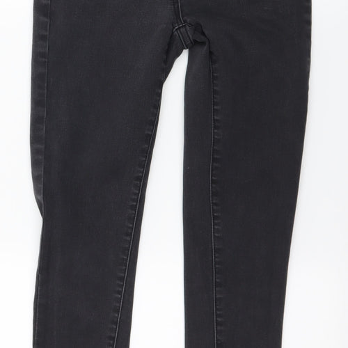 Nutmeg Womens Grey  Denim Skinny Jeans Size 8 L26 in