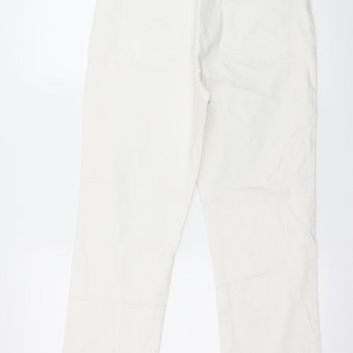 C&A Womens White  Denim Straight Jeans Size 28 in L27 in