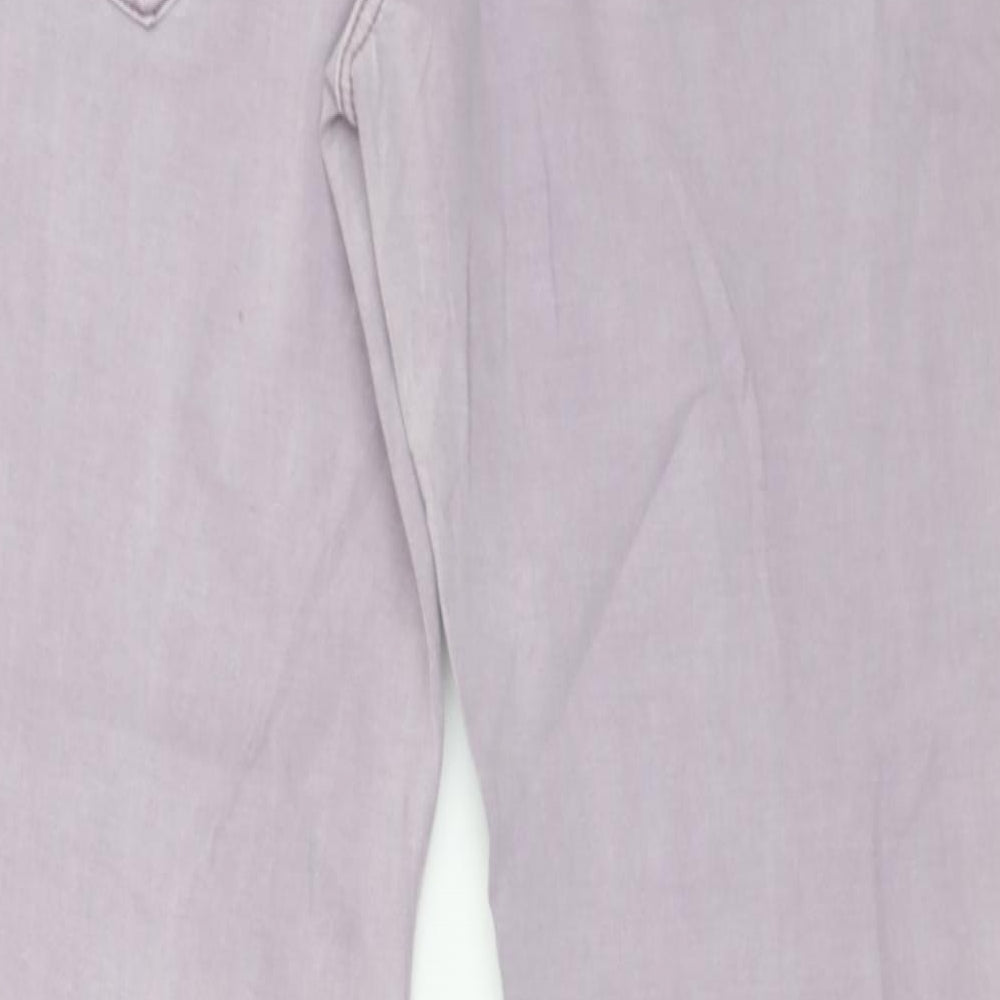 Cecil Womens Purple  Denim Straight Jeans Size 34 in L35 in