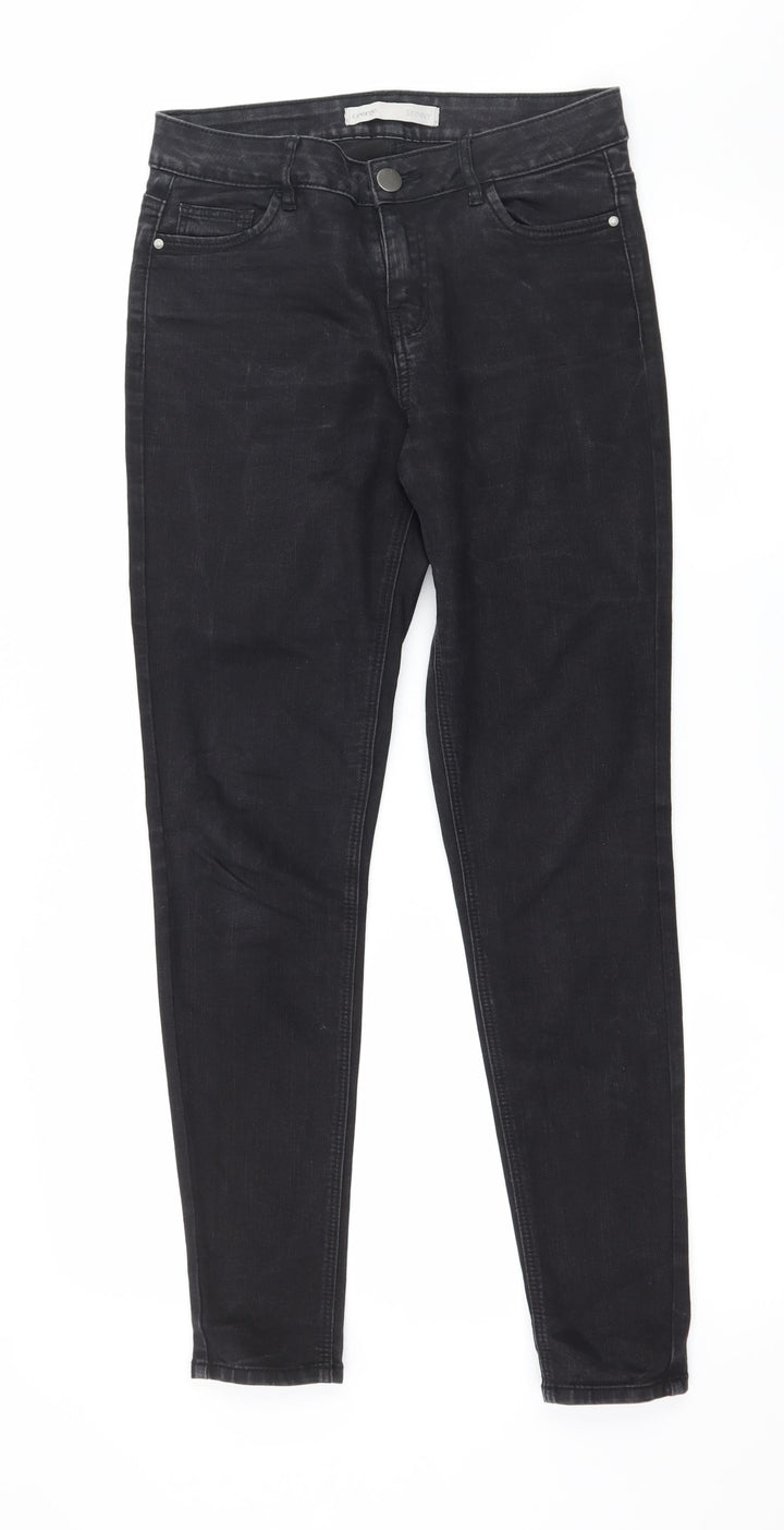 George Womens Black Denim Skinny Jeans Size 10 L29 in