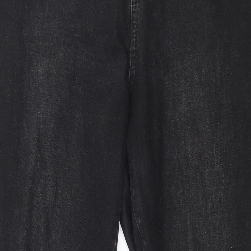 Denim & Co. Mens Black  Denim Skinny Jeans Size 16 L30 in