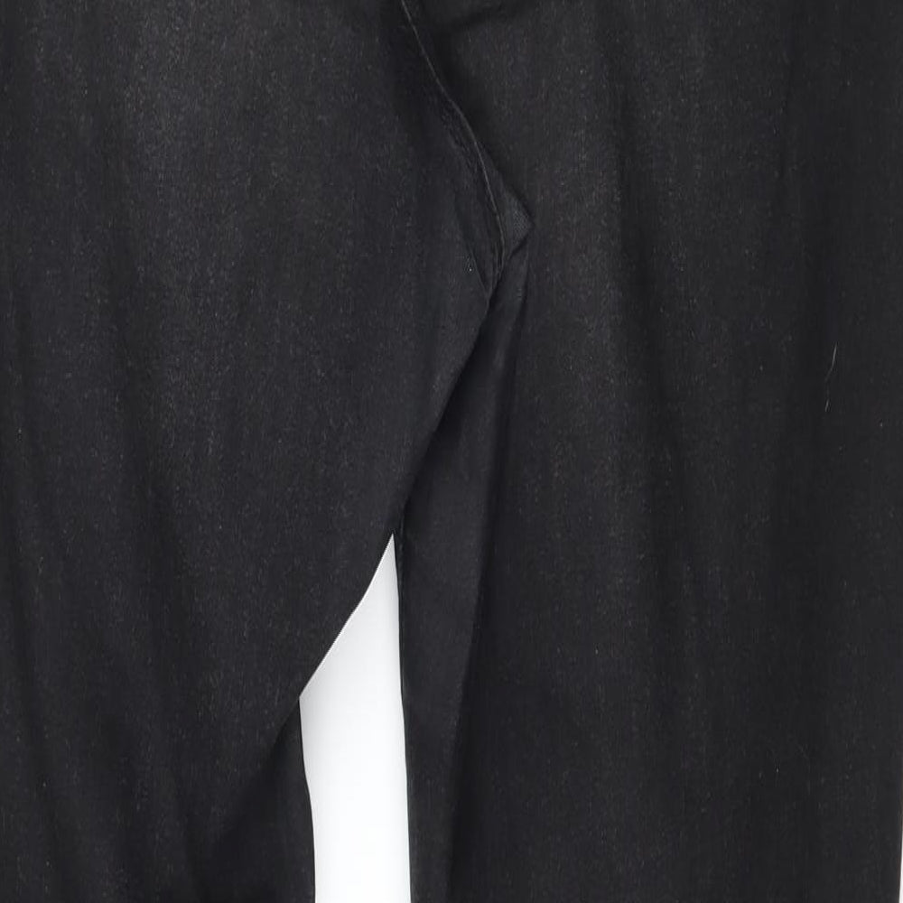 Denim & Co. Mens Black  Denim Skinny Jeans Size 16 L30 in