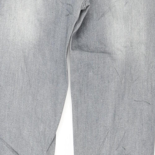 Zara Womens Grey  Denim Skinny Jeans Size 6 L29 in