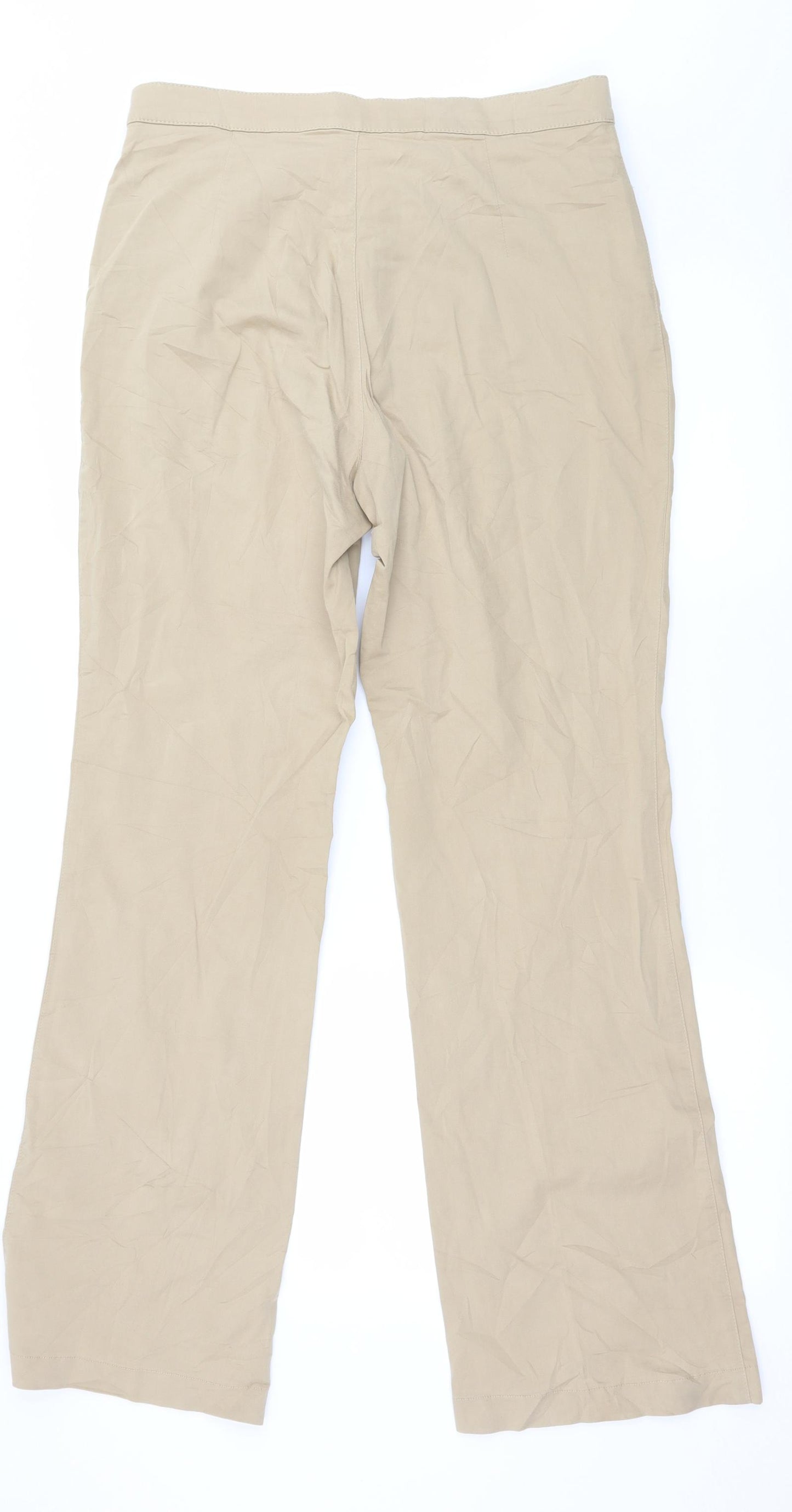 Berri Sport Couture Womens Beige   Trousers  Size 12 L31 in