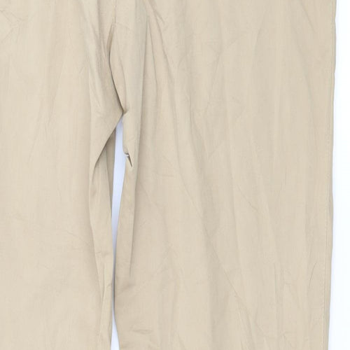 Berri Sport Couture Womens Beige   Trousers  Size 12 L31 in