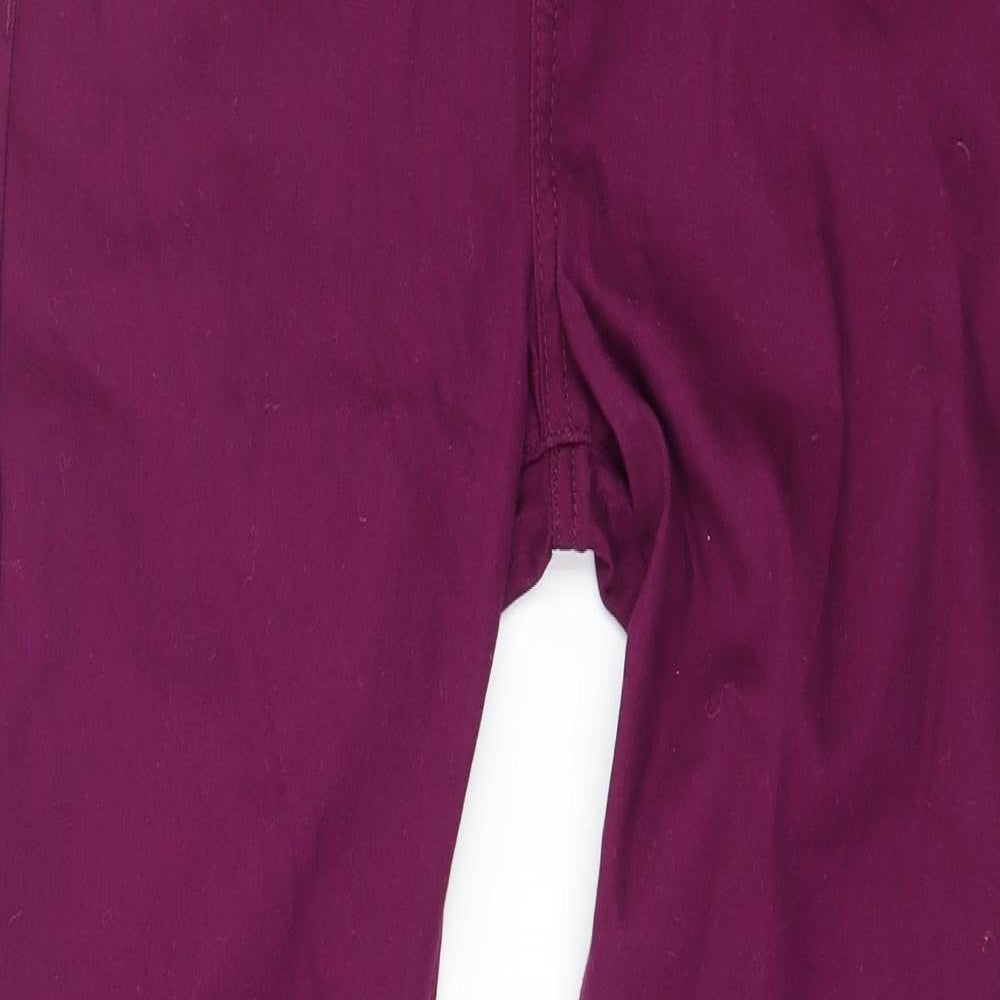 Marks and Spencer Womens Purple  Denim Skinny Jeans Size 10 L28 in