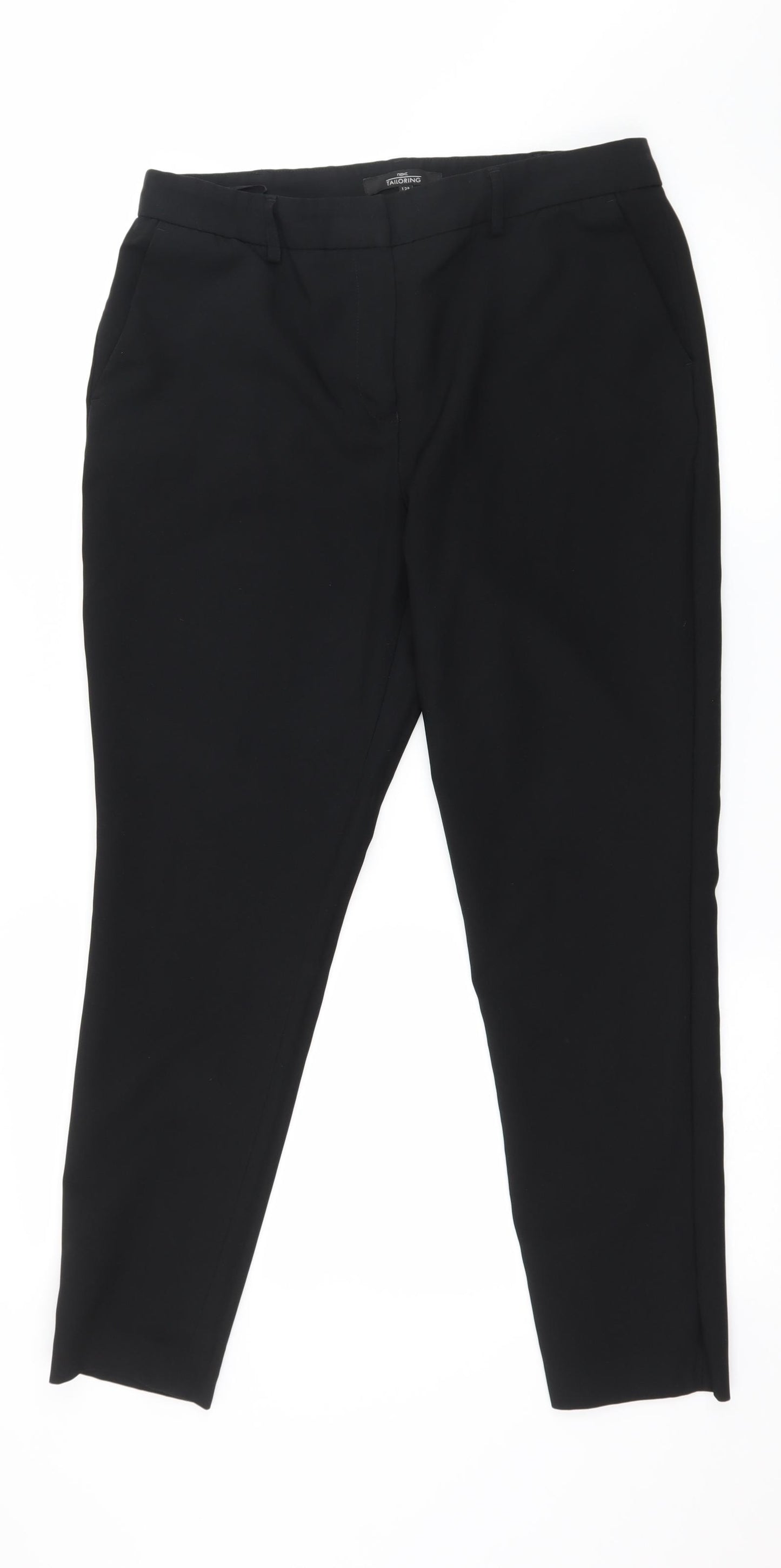 NEXT Womens Black   Trousers  Size 12 L27 in