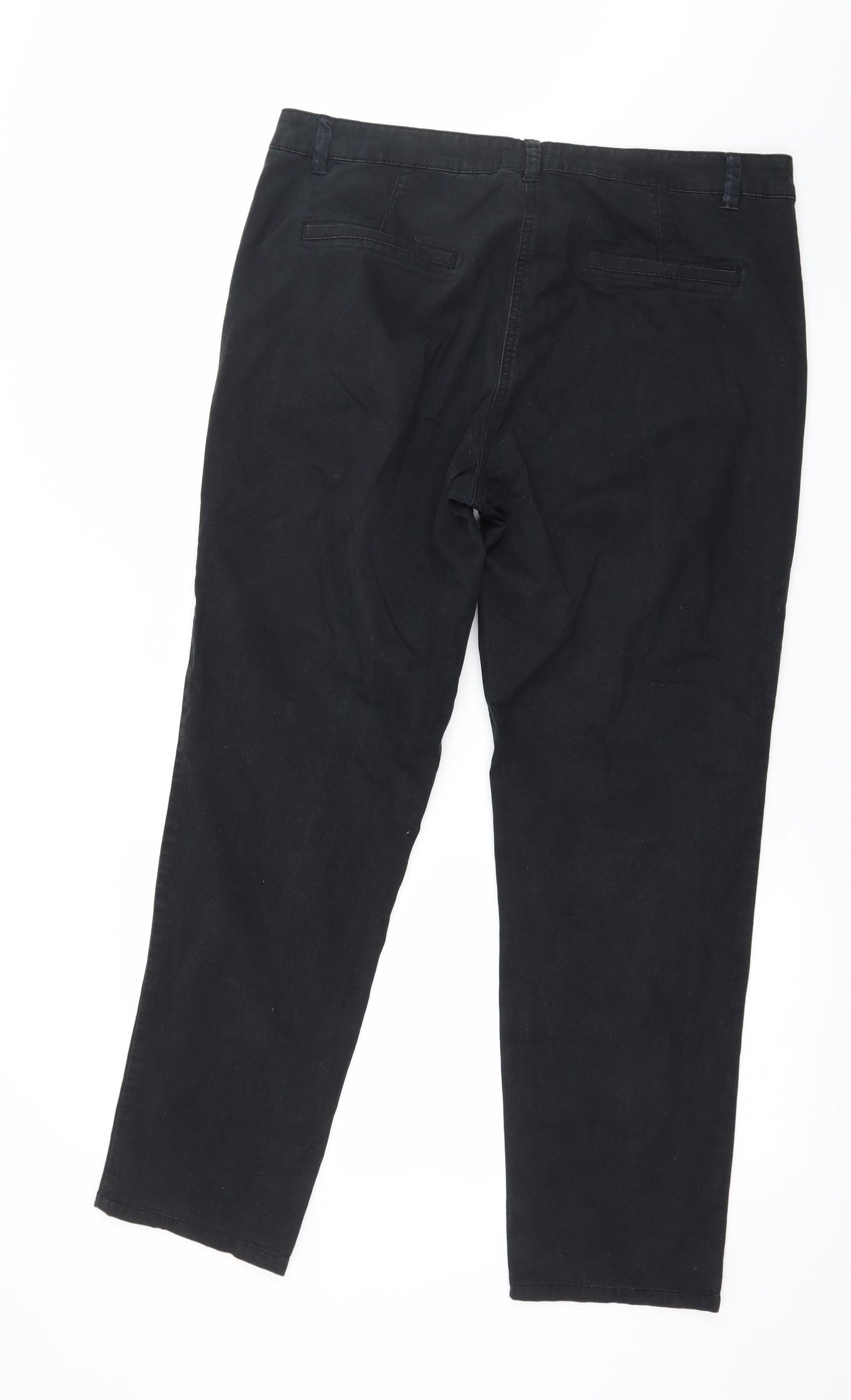 Debenhams Womens Black   Trousers  Size 14 L27 in