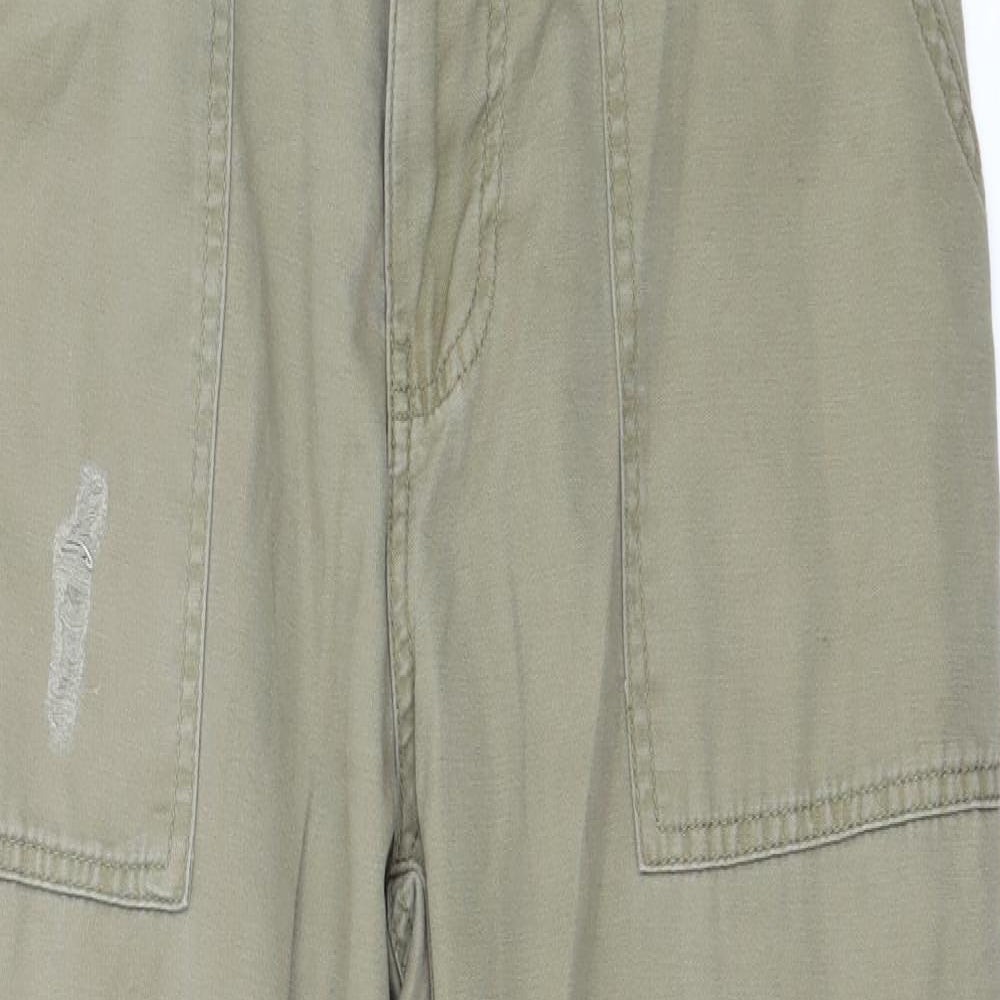 Primark Womens Green   Trousers  Size 10 L24 in - Distressed