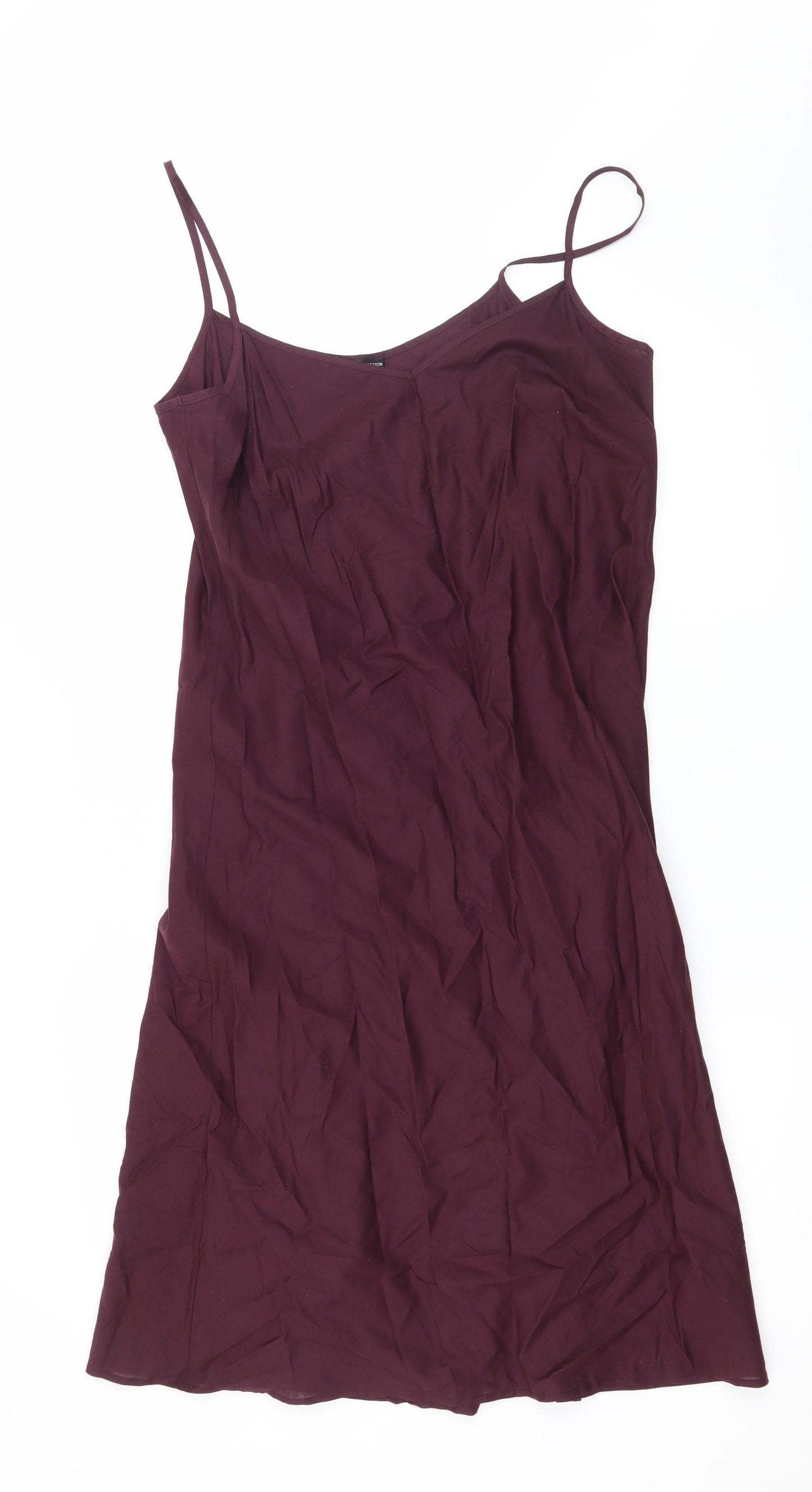 Marks and Spencer Womens Purple   Slip Dress  Size 12