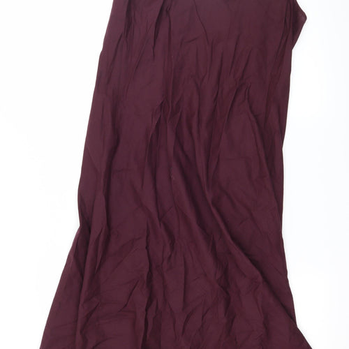 Marks and Spencer Womens Purple   Slip Dress  Size 12