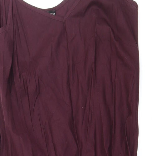 Marks and Spencer Womens Purple   Slip Dress  Size 12