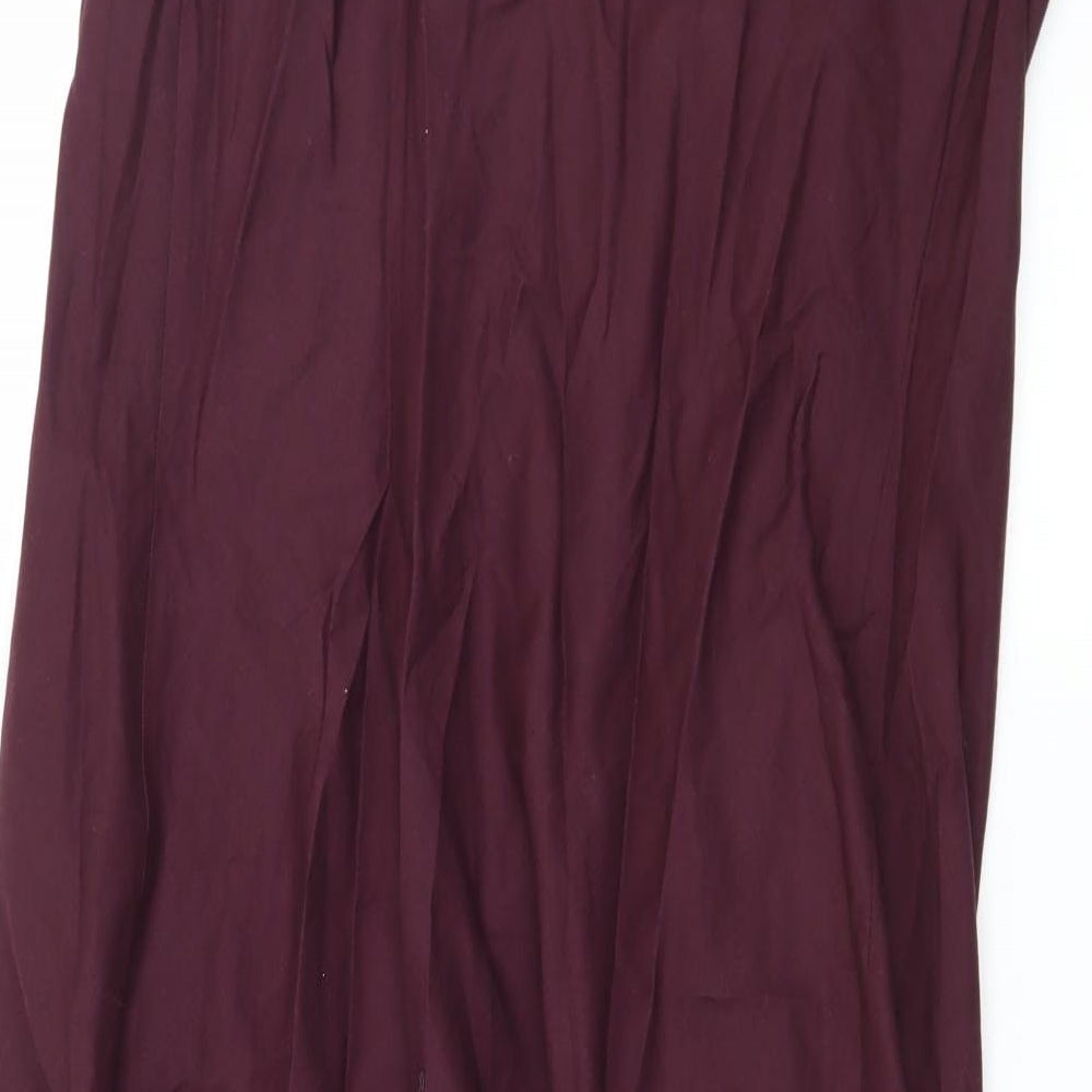 Marks and Spencer Womens Purple   Slip Dress  Size 12