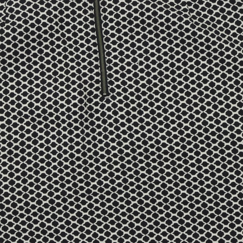 Papaya Womens Black Herringbone  A-Line Skirt Size 20