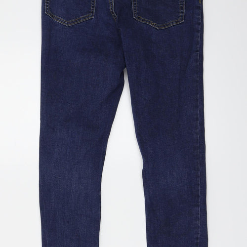 Denim & Co. Womens Blue   Skinny Jeans Size 12 L25 in