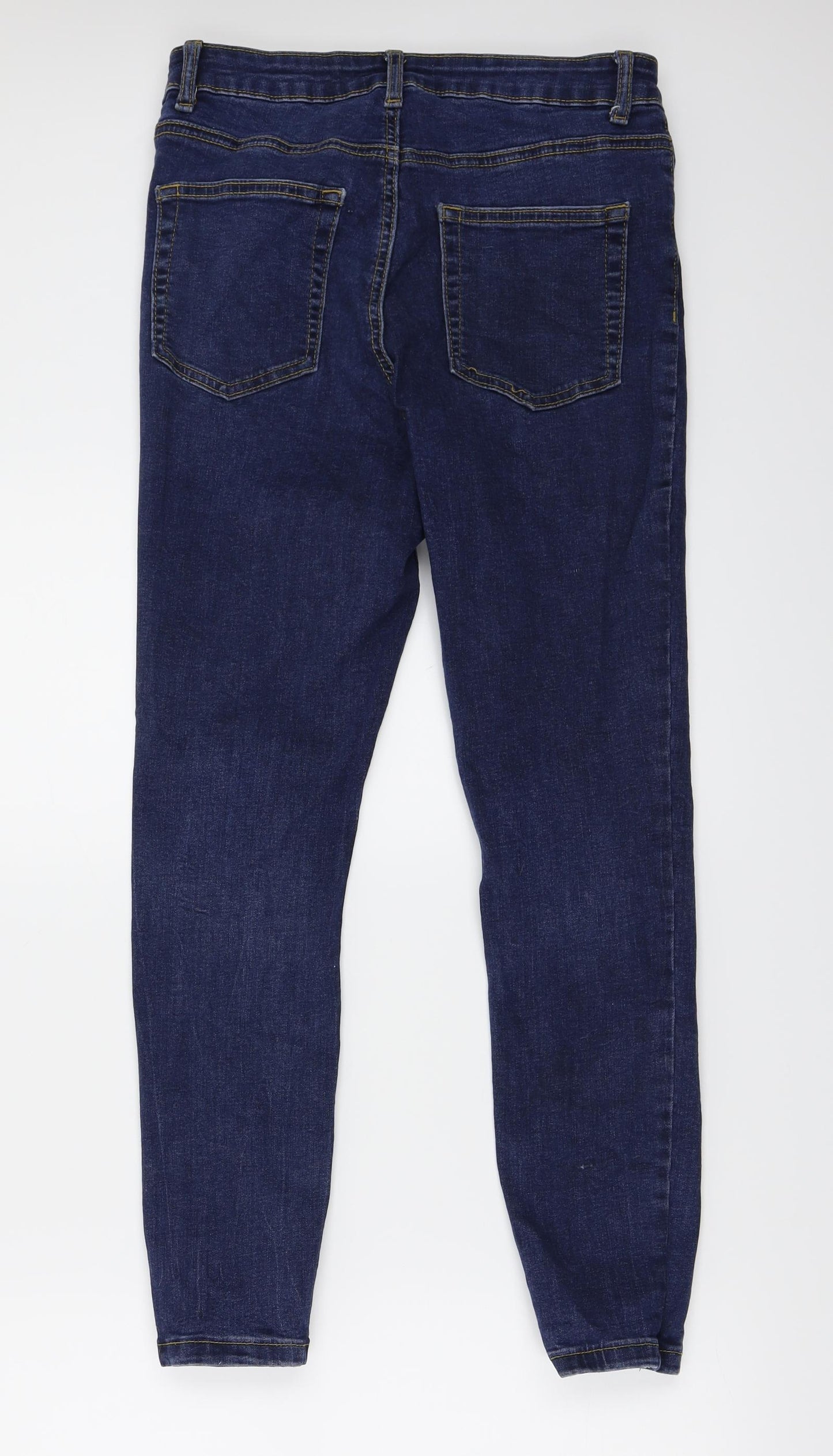 Denim & Co. Womens Blue   Skinny Jeans Size 12 L25 in