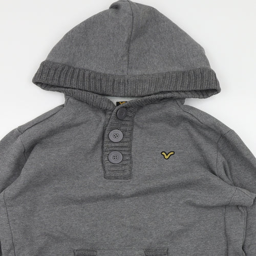 Voi Jeans  Mens Grey   Henley Jumper Size L