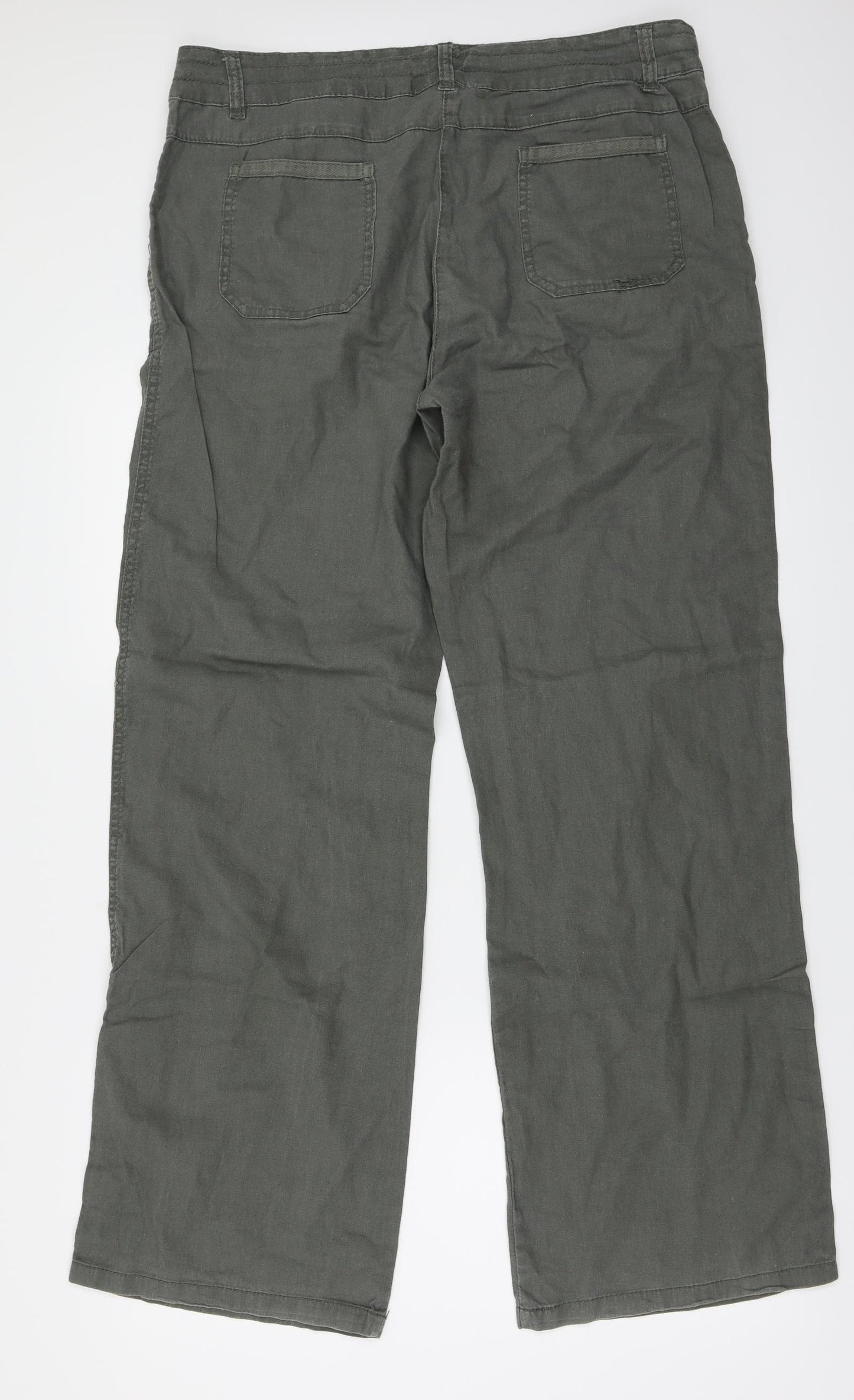 TU Womens Grey   Trousers  Size 10 L31 in