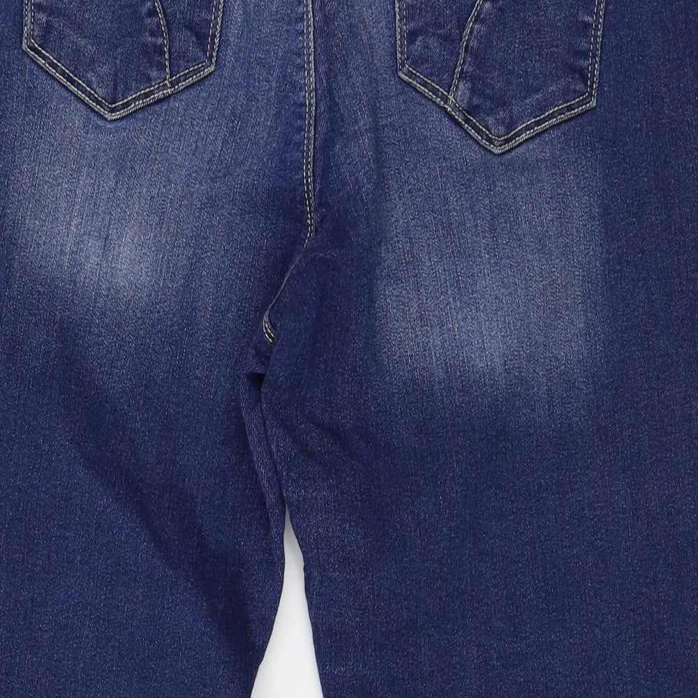 Denim Womens Blue   Cropped Jeans Size 14