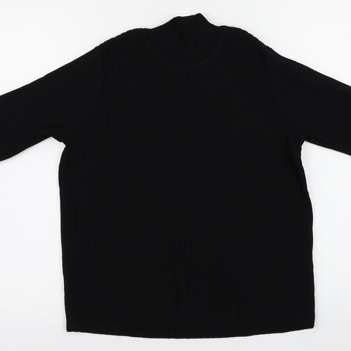 Warehouse  Womens Black   Pullover Jumper Size 12