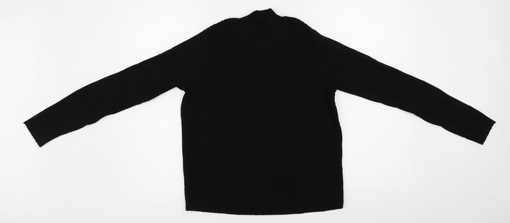 Warehouse Womens Black Pullover Jumper Size 12