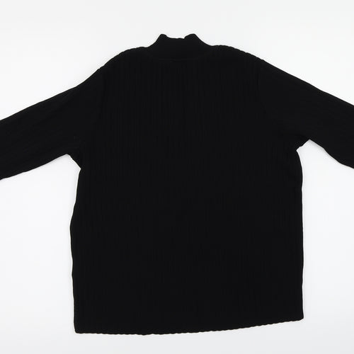 Warehouse  Womens Black   Pullover Jumper Size 12