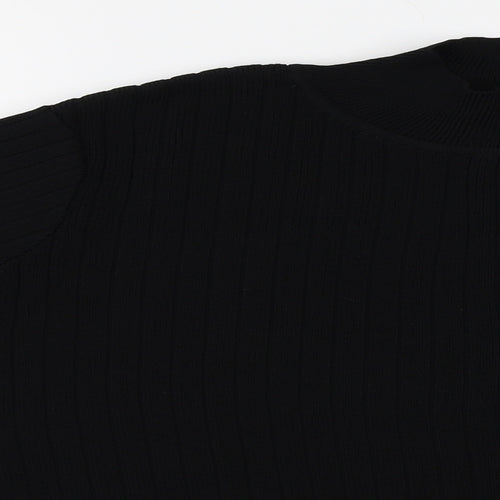 Warehouse  Womens Black   Pullover Jumper Size 12